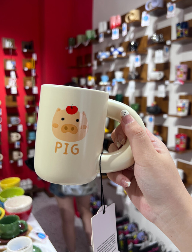 Boom Cup 手持卡通图案马克杯