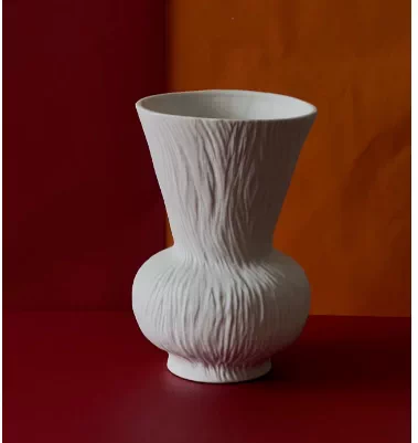 北欧白色陶瓷插花花瓶产品图