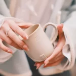 日式柴烧窑变马克杯产品图