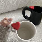 爱心陶瓷马克杯产品图