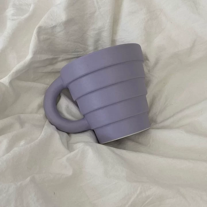 圈圈陶瓷马克杯产品图