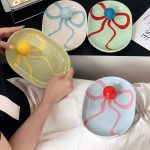韩式球球椭圆盘餐具产品图